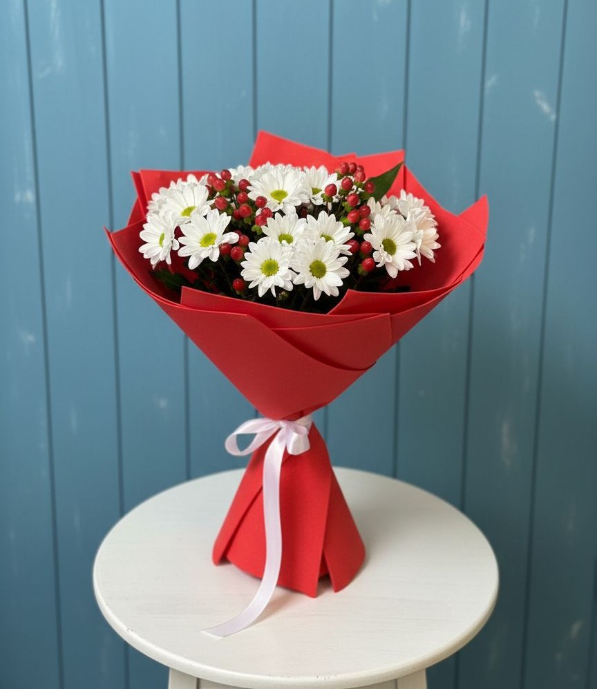 Букет цветов из: Хризантемы в Федоровка Тульская область