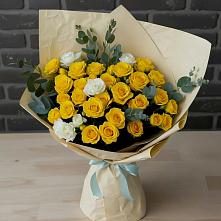 Букет цветов из:  Розы в Федоровка Тульская область