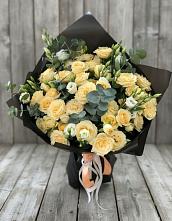 Букет цветов из:  Розы и Лизиантусы в Федоровка Тульская область
