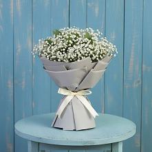 Букет цветов из:  Гипсофила в Федоровка Тульская область