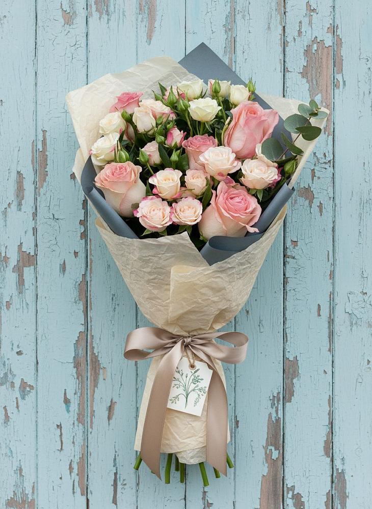 Букет цветов из: Розы в Федоровка Тульская область