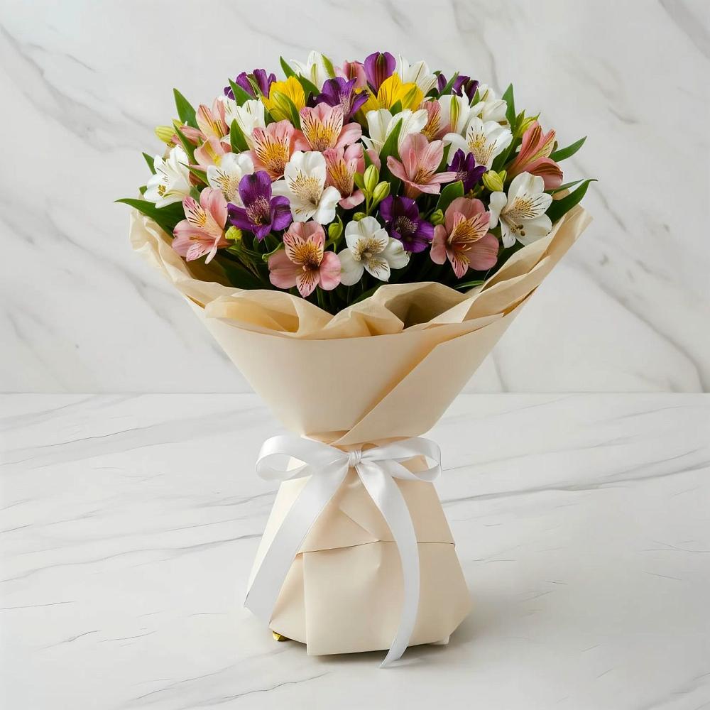 Букет цветов из: Альстромерии в Федоровка Тульская область