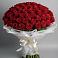 Букет 101 Красная роза Блэк Мэджик в Федоровка Тульская область