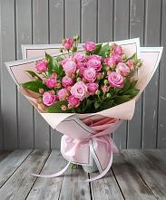Букет Розовый кустик в Федоровка Тульская область