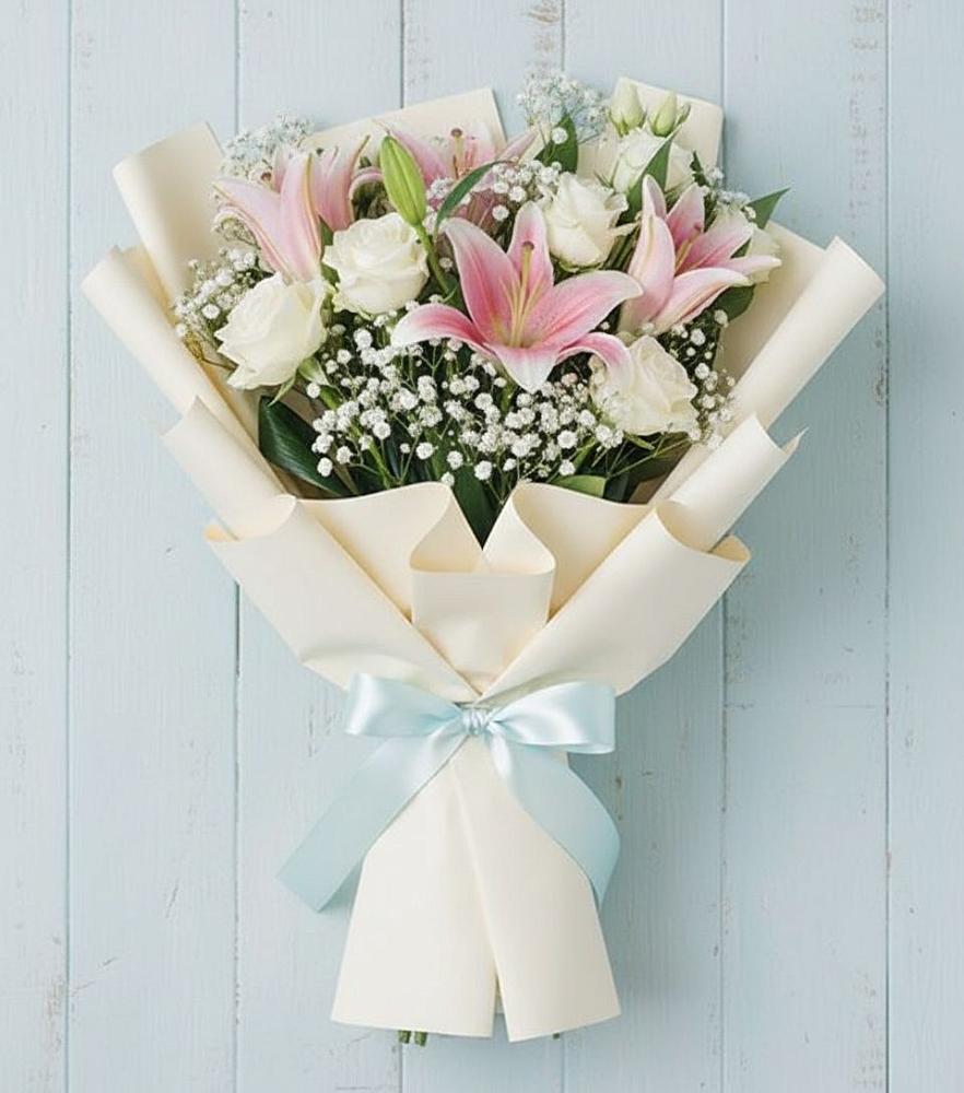 Букет цветов из: Лилии в Федоровка Тульская область