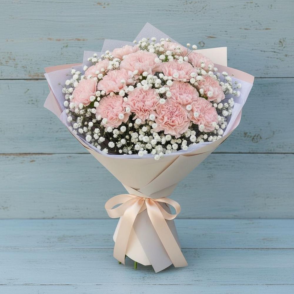 Букет цветов из: Гвоздики в Федоровка Тульская область