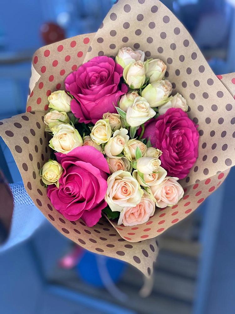 Букет цветов из: Розы в Федоровка Тульская область