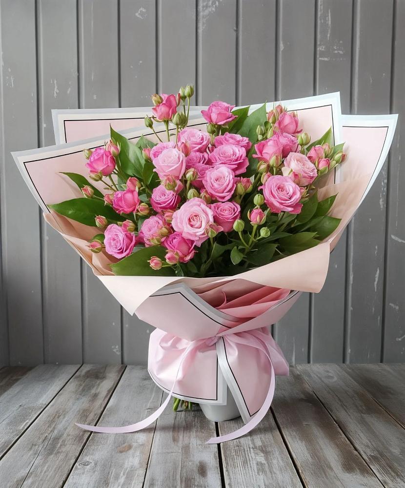 Букет Розовый кустик в Федоровка Тульская область