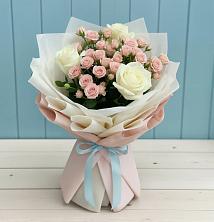Букет цветов из:  Розы в Федоровка Тульская область