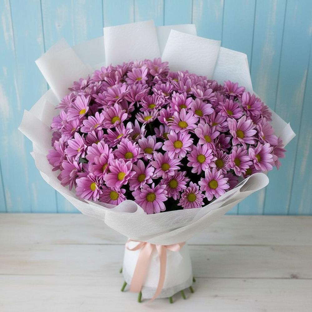 Букет цветов из: Хризантемы в Федоровка Тульская область