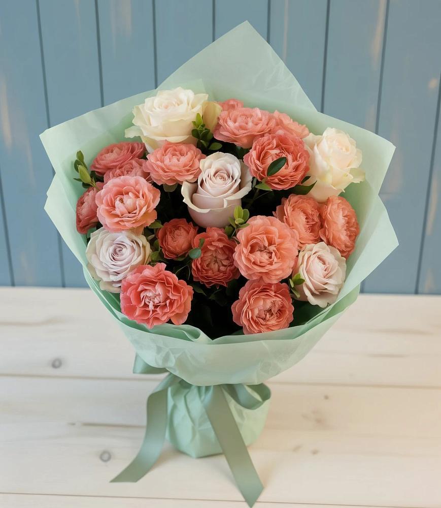 Букет цветов из: Розы в Федоровка Тульская область