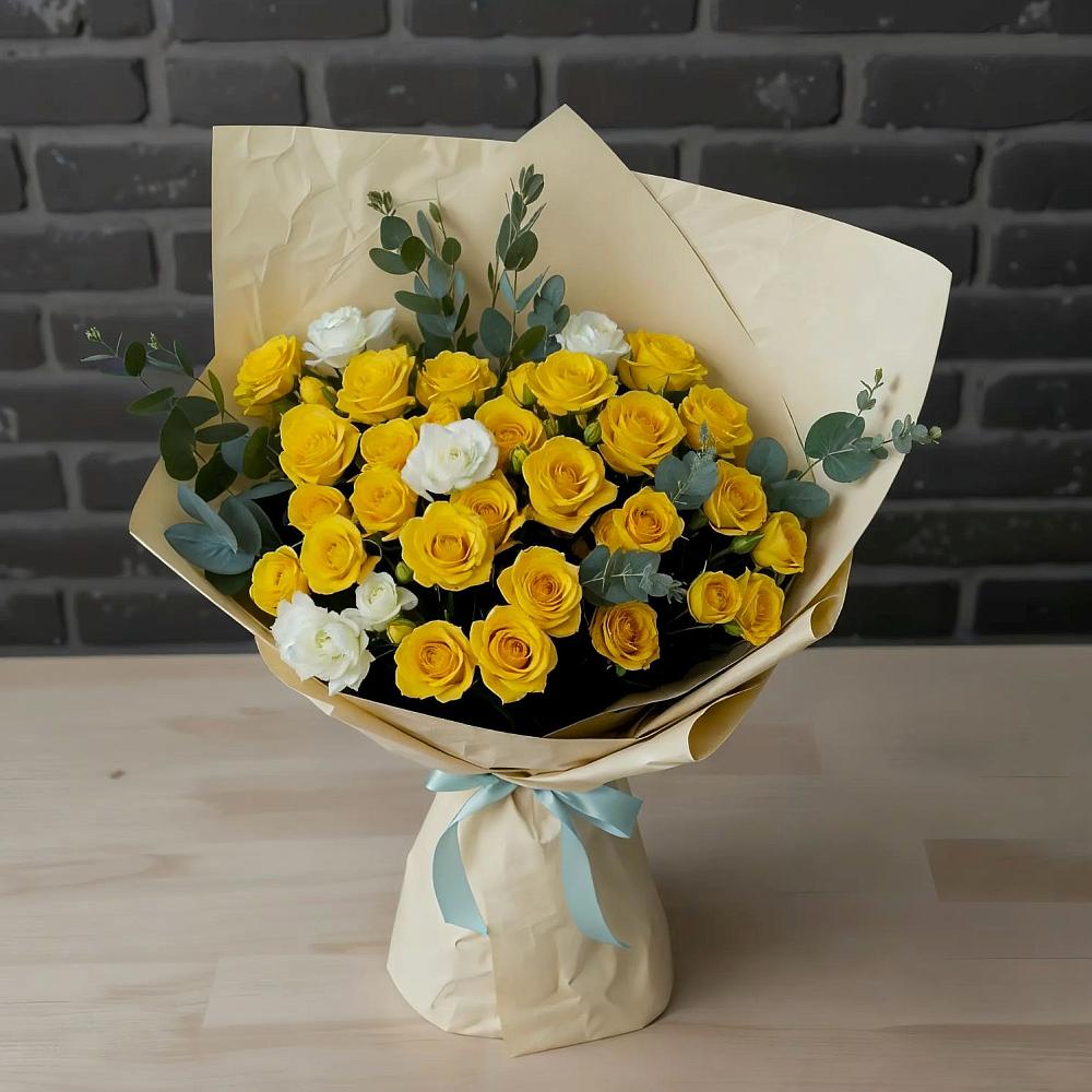 Букет цветов из: Розы в Федоровка Тульская область