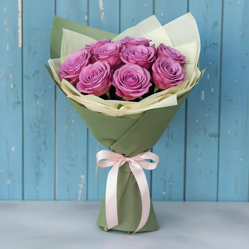 Букет Розы Фёрст Леди в Федоровка Тульская область