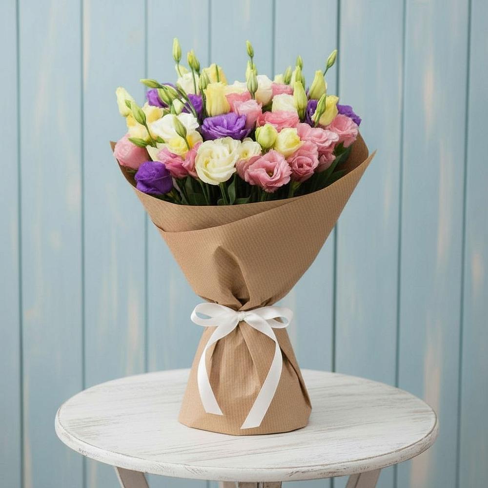 Букет цветов из: Лизиантусы в Федоровка Тульская область