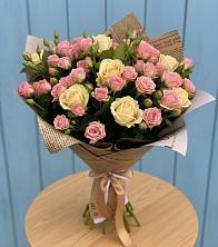 Букет цветов из:  Розы в Федоровка Тульская область