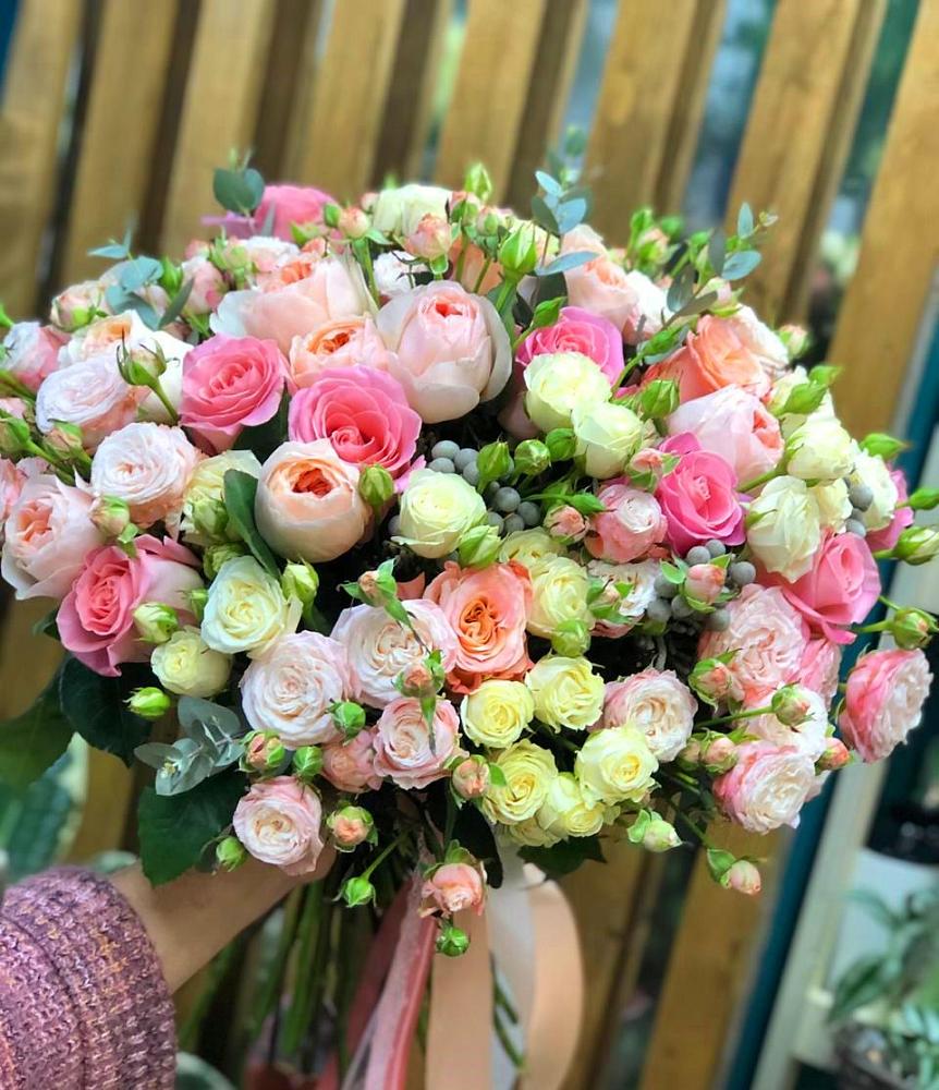 Букет цветов из: Розы в Федоровка Тульская область