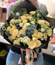 Букет цветов из:  Розы и Лизиантусы #REPLACE_PRED# Федоровка Тульская область