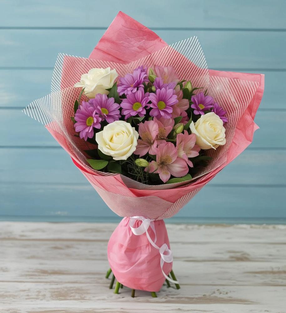 Букет цветов из: Герберы в Федоровка Тульская область