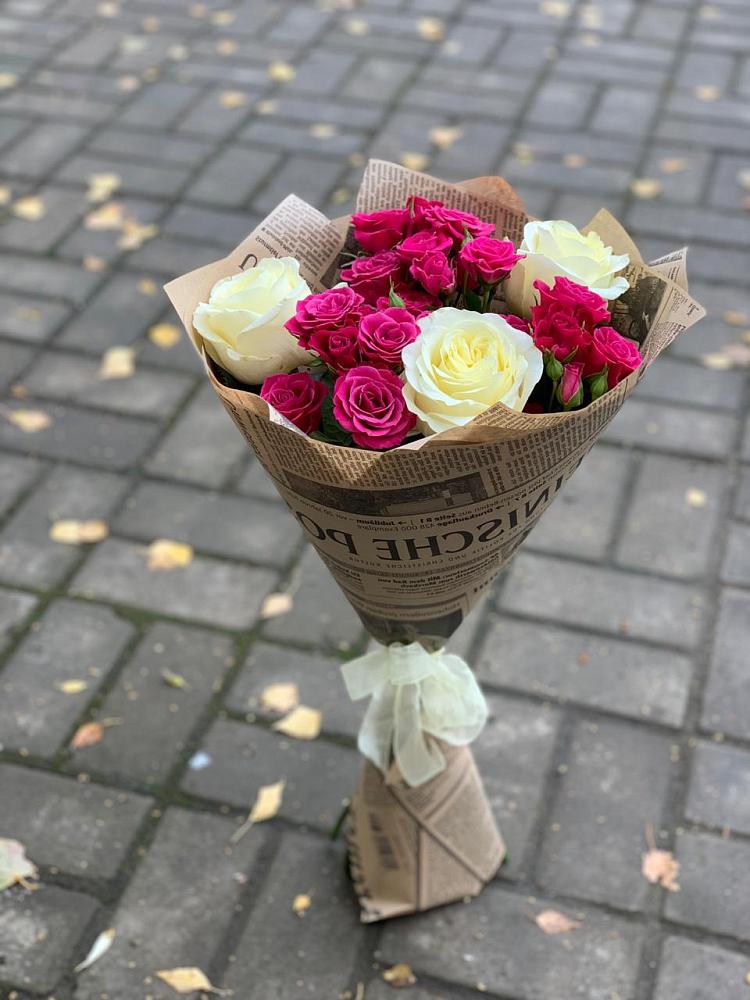 Букет цветов из: Розы в Федоровка Тульская область