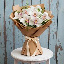 Букет цветов из:  Орхидеи и Розы #REPLACE_PRED# Федоровка Тульская область
