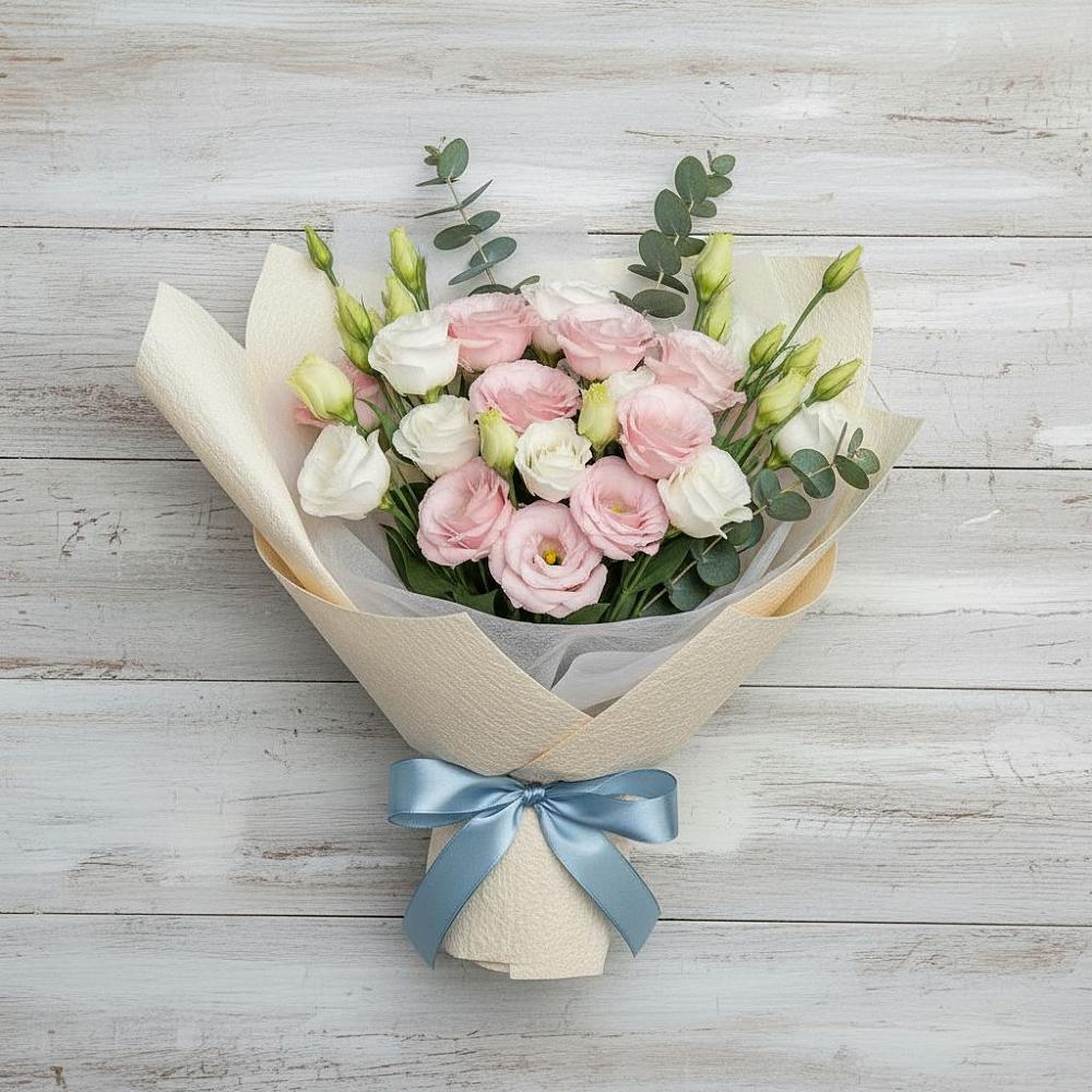 Букет цветов из: Лизиантусы в Федоровка Тульская область